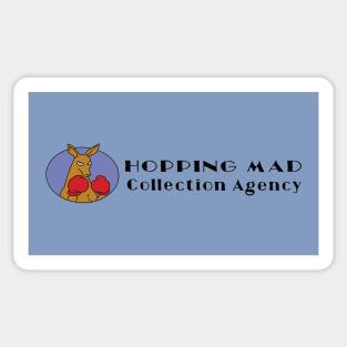 Hopping Mad Collection Agency Sticker